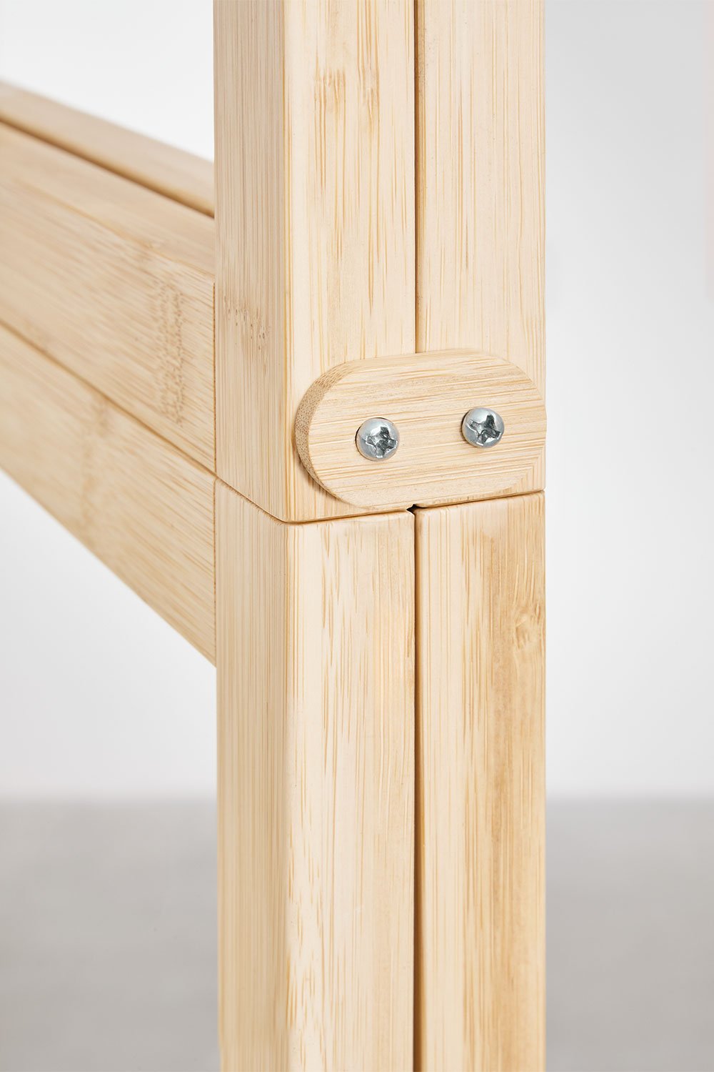 Deneb 2-teiliger offener modularer Kleiderschrank mit Bambusregalen, Galeriebild 9