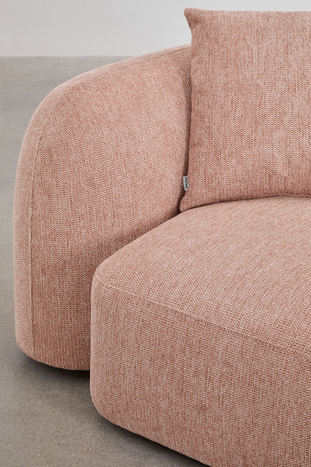 Wohnzimmer-Set mit modularem 3-Sitzer-Sofa, 2-Sitzer-Sofa und Sessel in Coco Chenille, Galeriebild 2