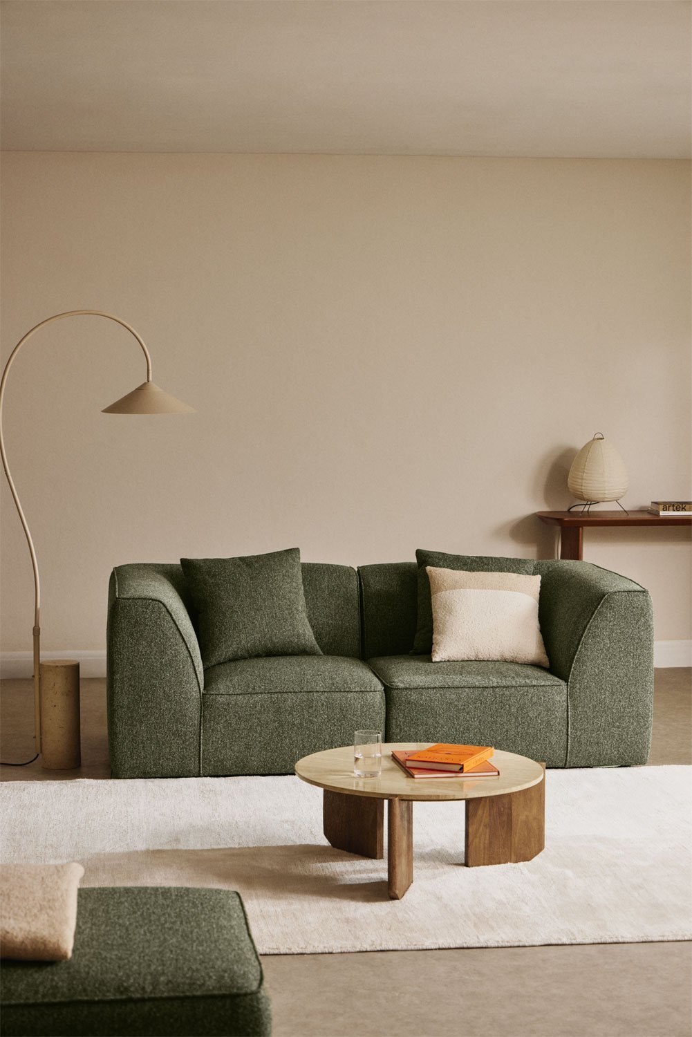 Cardea gepolstertes 2-teiliges modulares Sofa, Galeriebild 1
