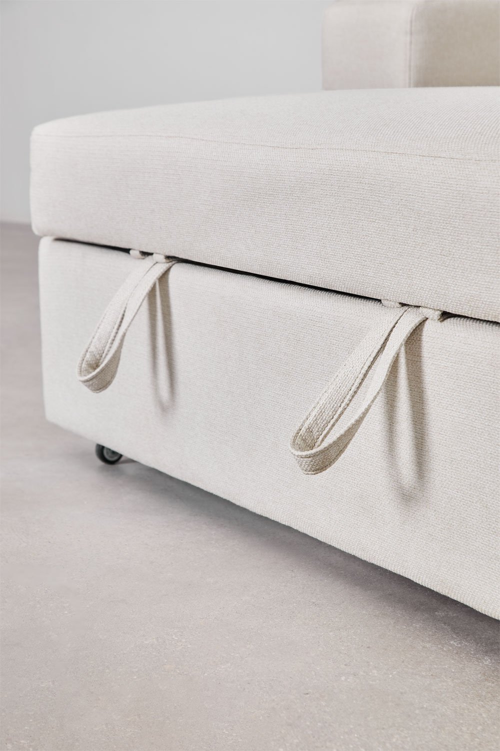 3-Sitzer Schlafsofa mit rechter Chaiselongue aus Stoff Umay, Galeriebild 12