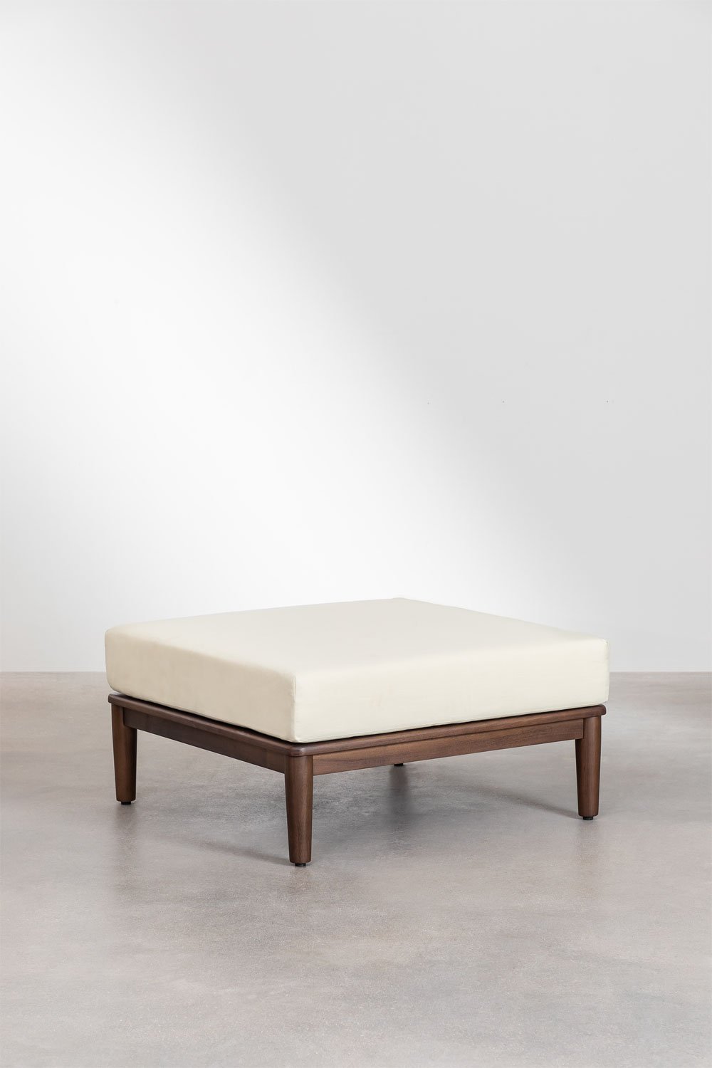 Modulares 3-teiliger Sofa mit 2 Ecksesseln und Hocker in Akazie Giulia, Galeriebild 8