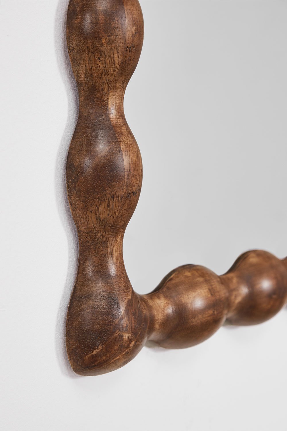 Rechteckiger Wandspiegel aus Mangoholz Tessaia, Galeriebild 4