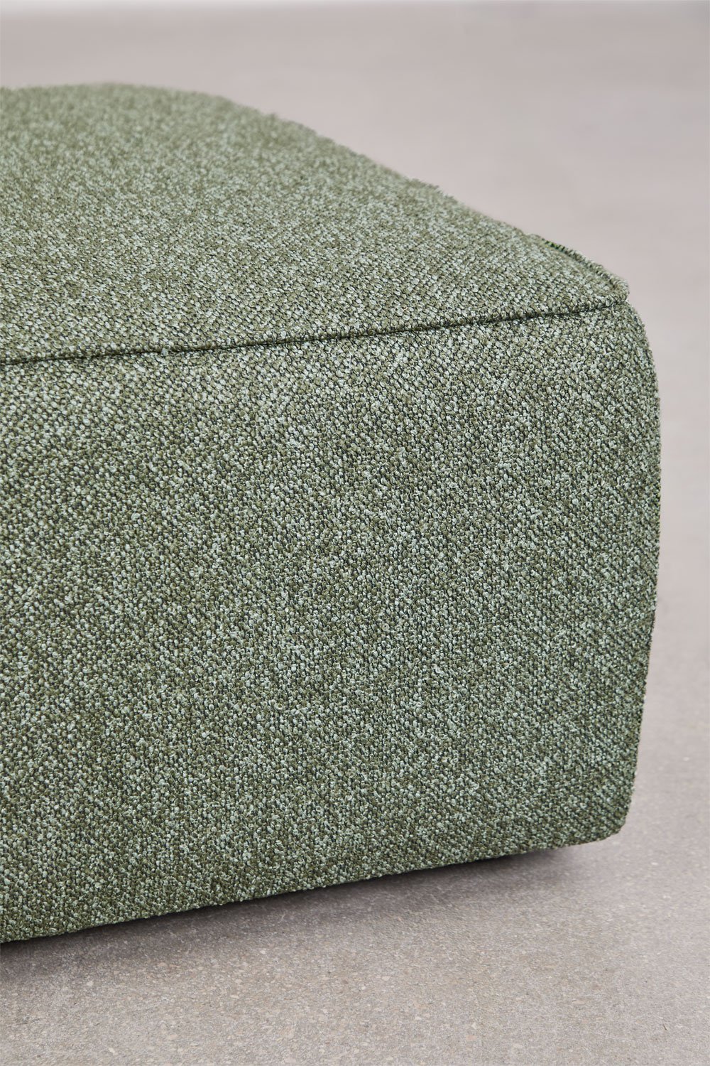 Cardea 2-teiliges modulares Ecksofa mit gepolstertem Hocker, Galeriebild 11