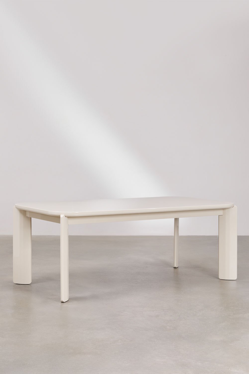 Rechteckiger Esstisch 200x100 cm aus MDF Geneva, Galeriebild 3