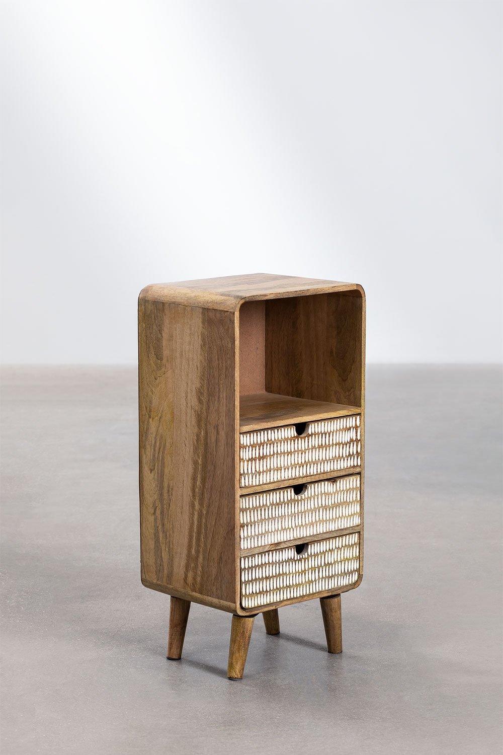 Yulara Nachttisch aus Mangoholz, Galeriebild 2