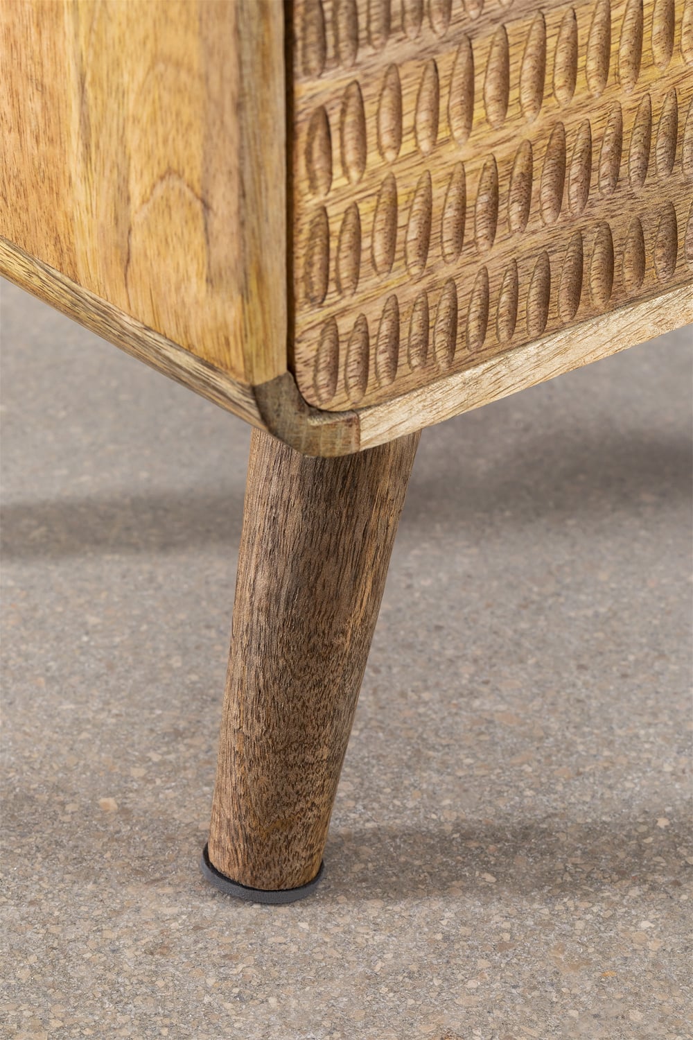 Pack mit 2 rechteckigen Nachttischen 30x25 cm aus Yulara-Mangoholz, Galeriebild 7