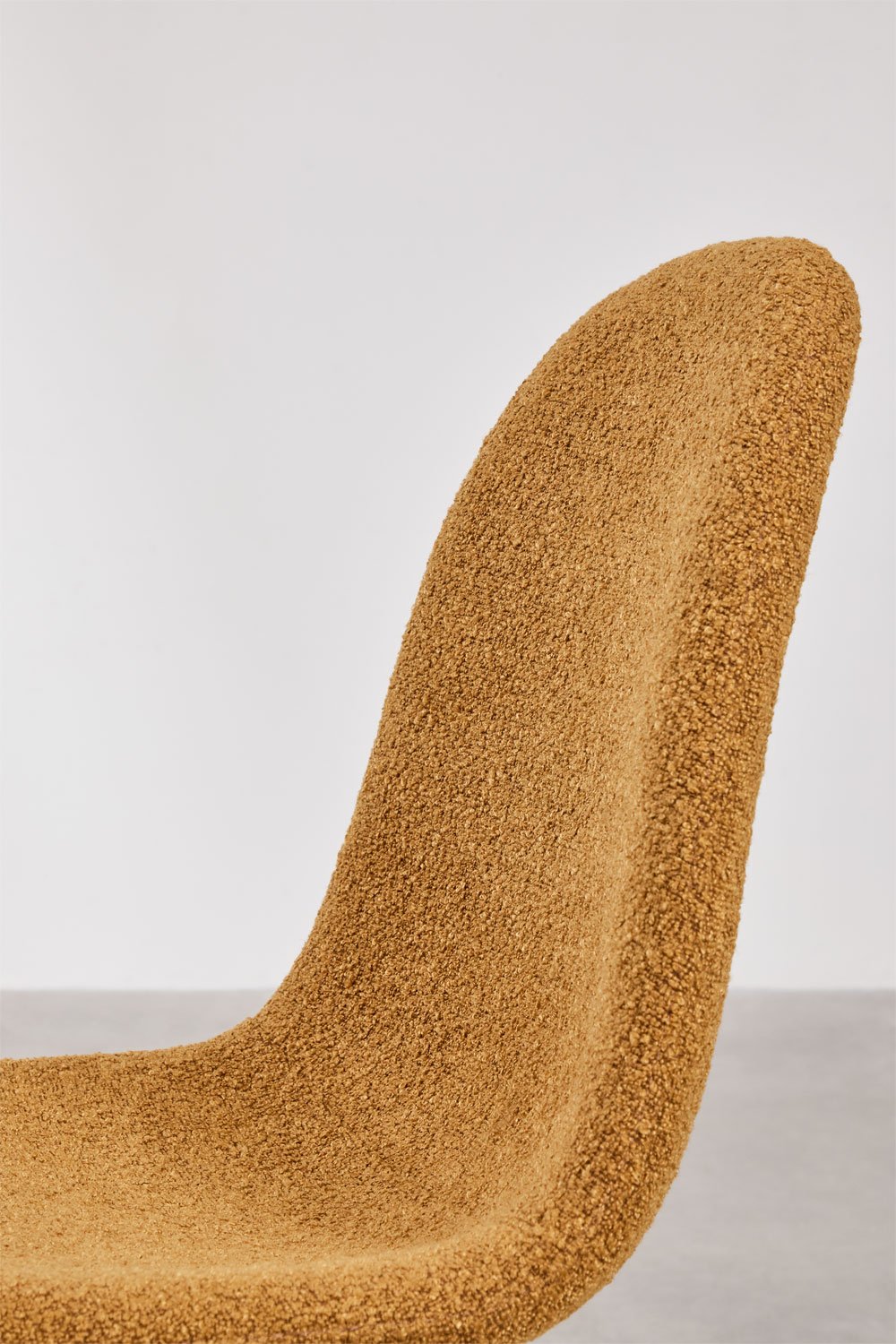 Glamm Deluxe-Komödienstuhl aus Bouclé-Stoff, Galeriebild 6