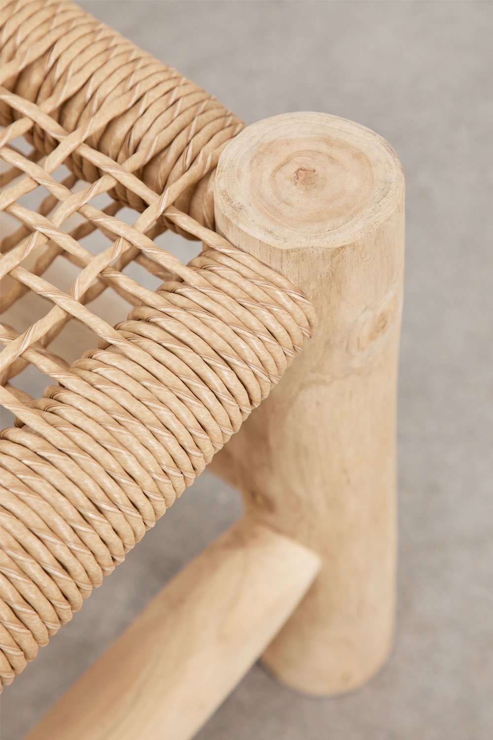 Rechteckiger Couchtisch 80x60 cm aus Bientina-Teakholz, Galeriebild 5