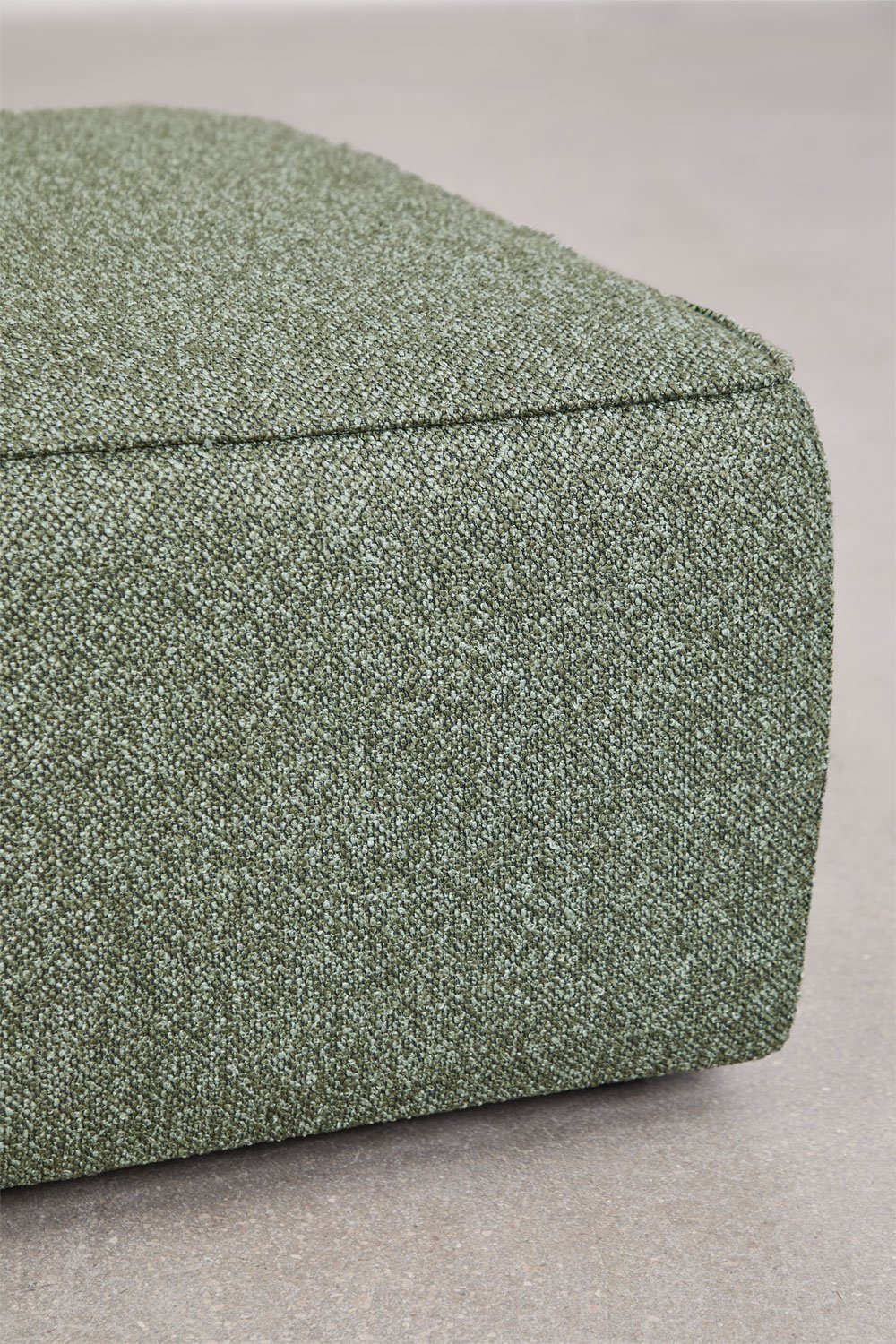 Cardea 4-teiliges modulares Ecksofa mit Chaiselongue links und gepolstertem Hocker, Galeriebild 13