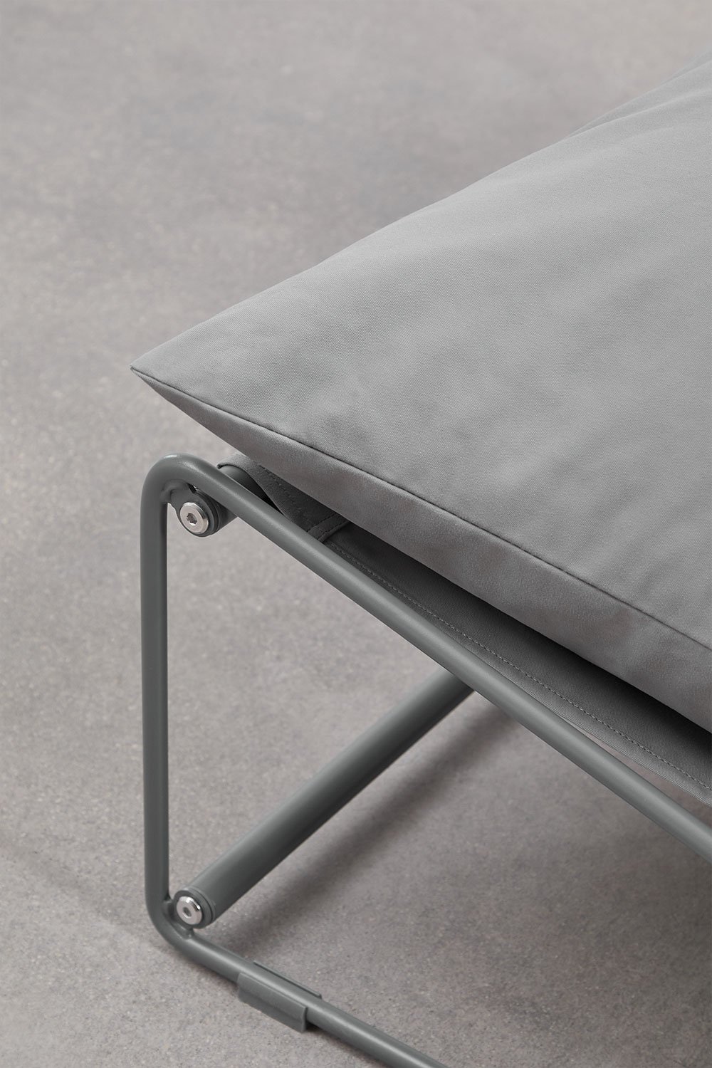 Modulares 3-teiliges Gartensofa mit umwandelbarem Amaro Hocker, Galeriebild 7