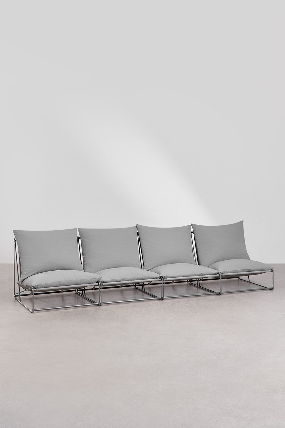 Amaro 4-teiliges modulares Gartensofa, Galeriebild 3