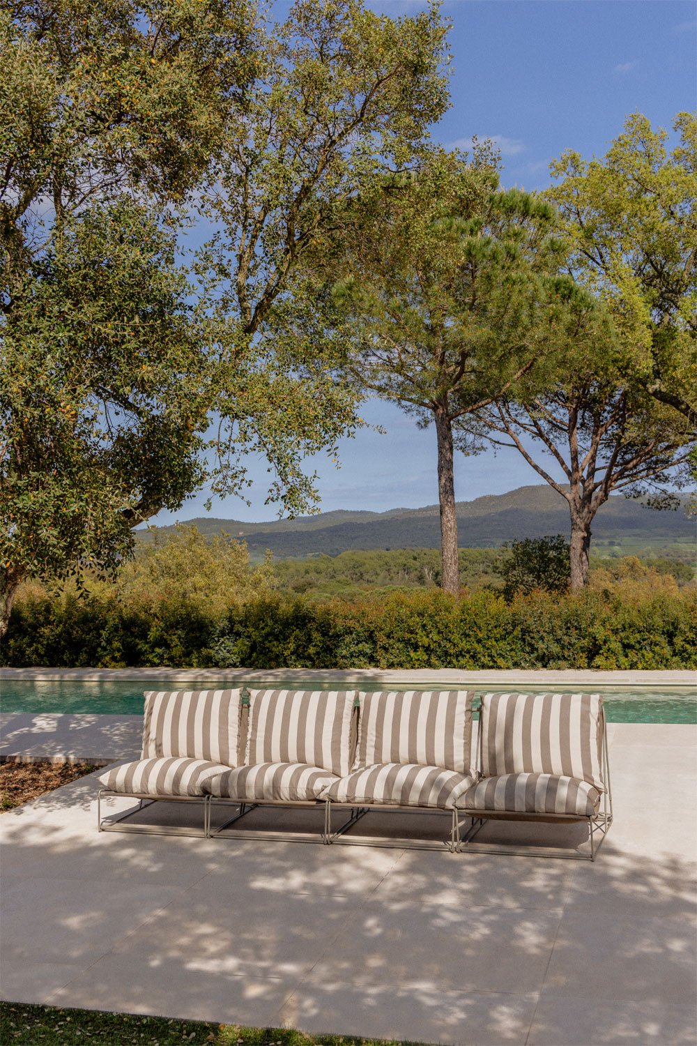 Amaro 4-teiliges modulares Gartensofa, Galeriebild 8