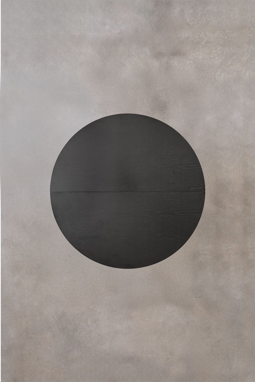 Runder Esstisch 120-160x120 cm ausziehbar aus MDF und Montana-Eichenfurnier, Galeriebild 11