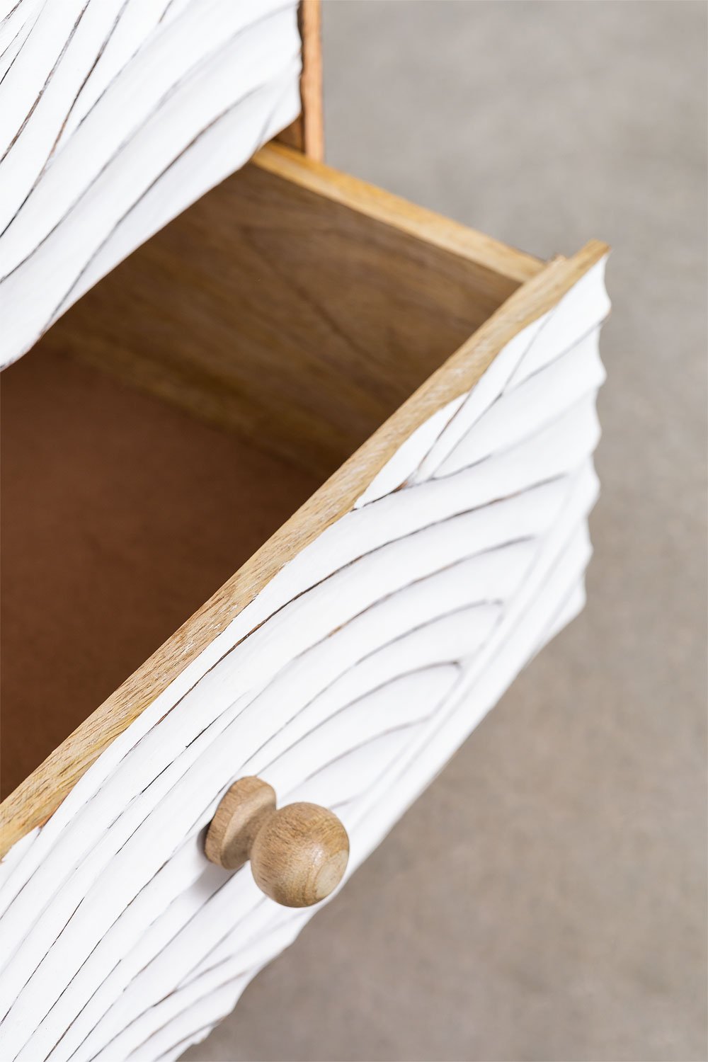 2er-Pack Myanna Nachttische aus Mangoholz, Galeriebild 5