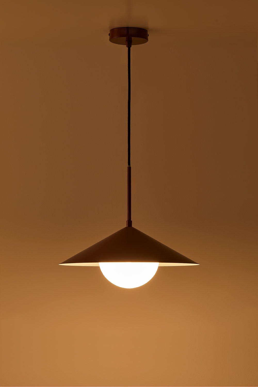 Bagioli Deckenlampe aus Eisen, Galeriebild 4