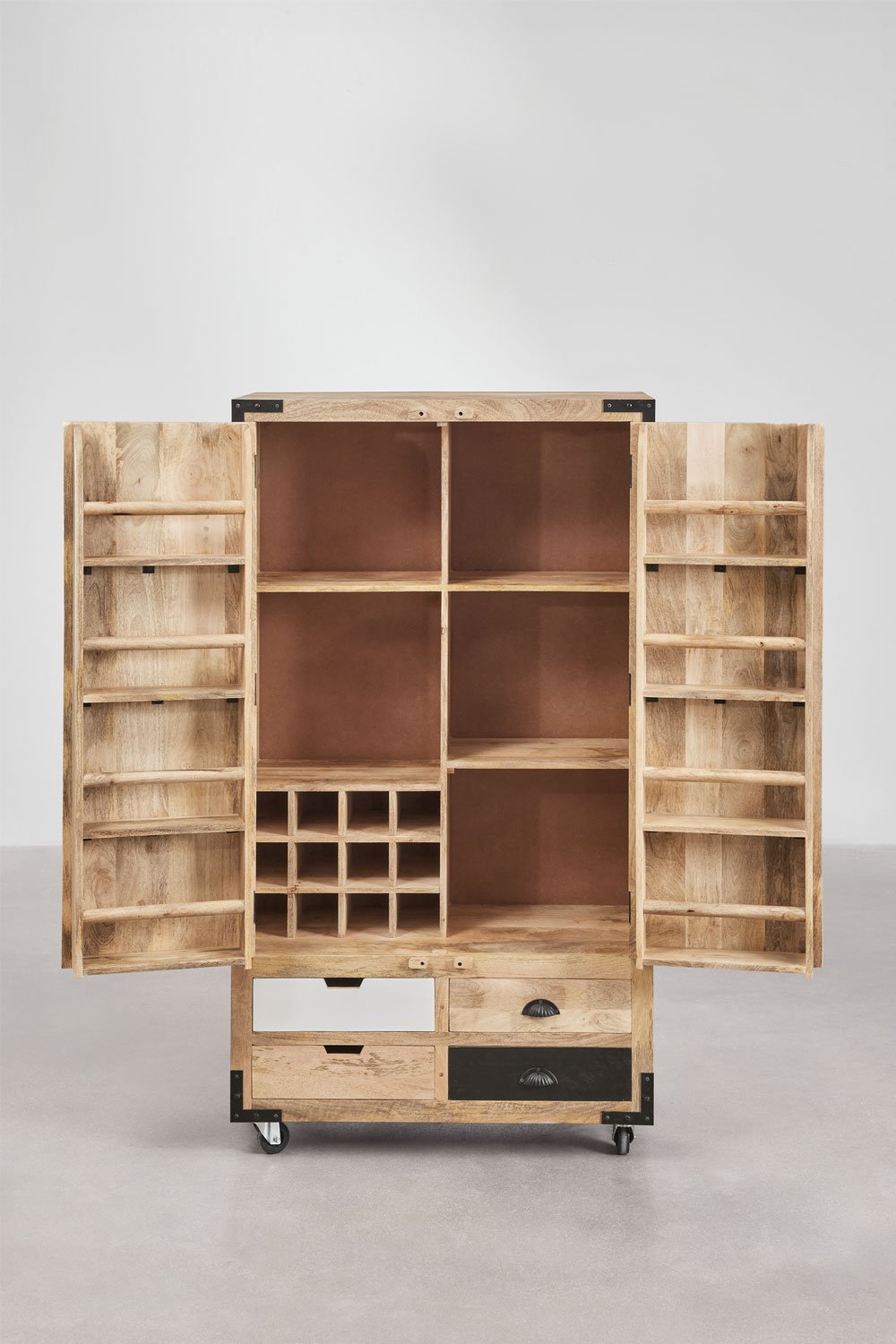 Barschrank Tombol aus Holz, Galeriebild 6