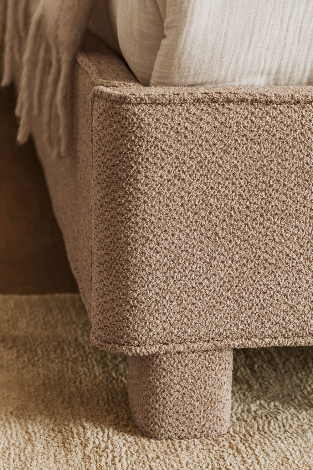 Bett aus dickem Jokin-Chenille-Stoff, Galeriebild 2