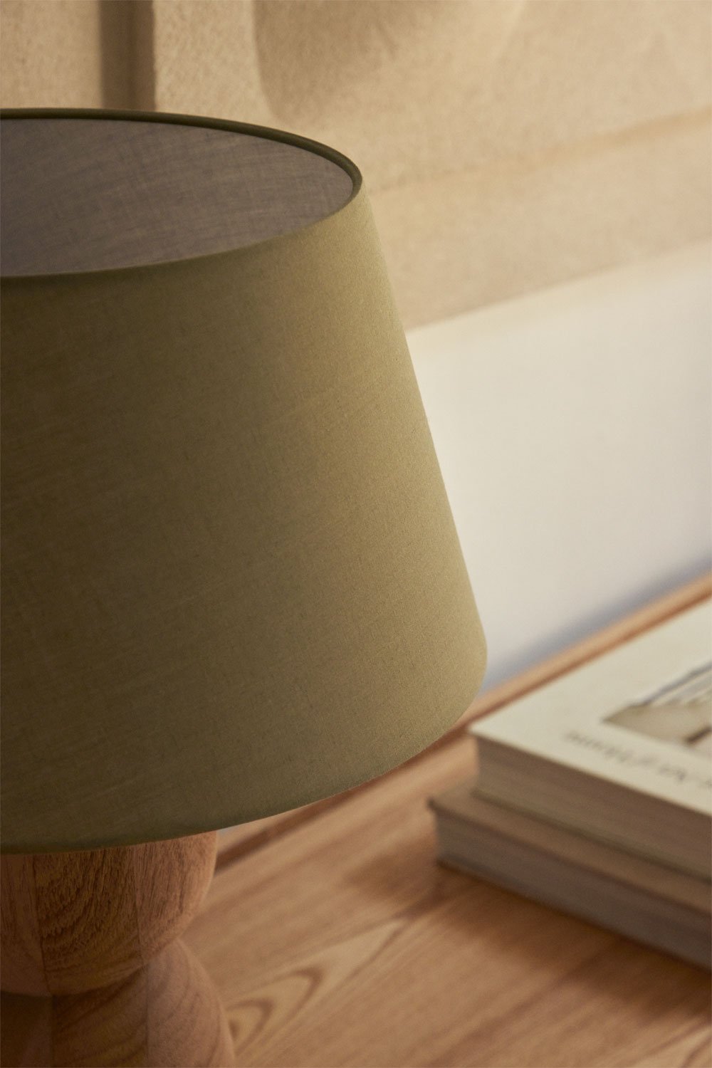 Diniz Tischlampe aus Mangoholz, Galeriebild 2