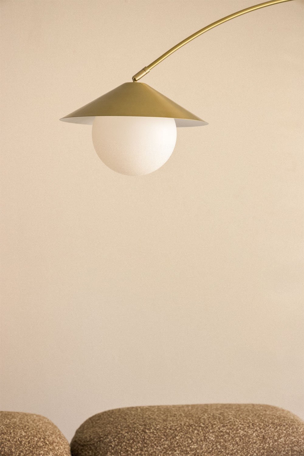 Orvina Stehlampe aus Eisen, Galeriebild 3