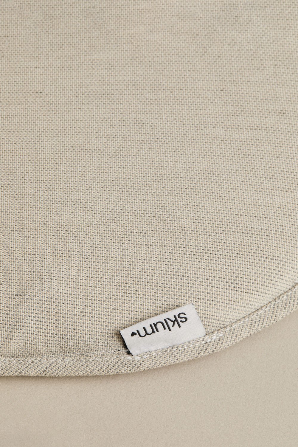 Kissen 39x39 cm für Hocker aus Gouda-Stoff, Galeriebild 3