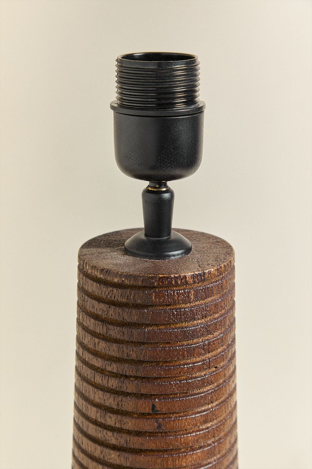 Tischlampenfuß ↑40 cm aus Malva-Mangoholz, Galeriebild 2