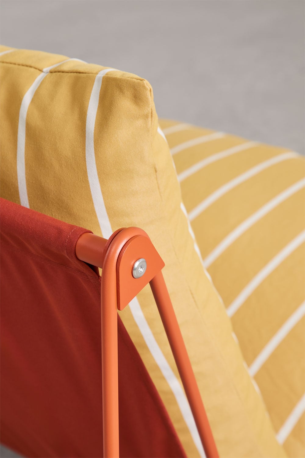 Modulares 2-teiliges Garten-Sofa mit umwandelbarem Pouf Amaro, Galeriebild 3