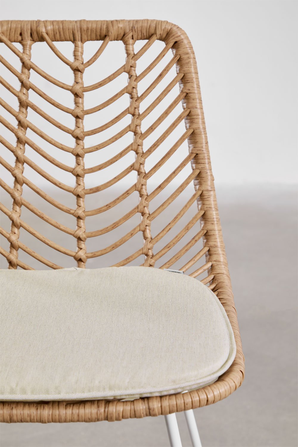 4er-Pack Barhocker aus synthetischem Rattan Gouda Natural, Galeriebild 4