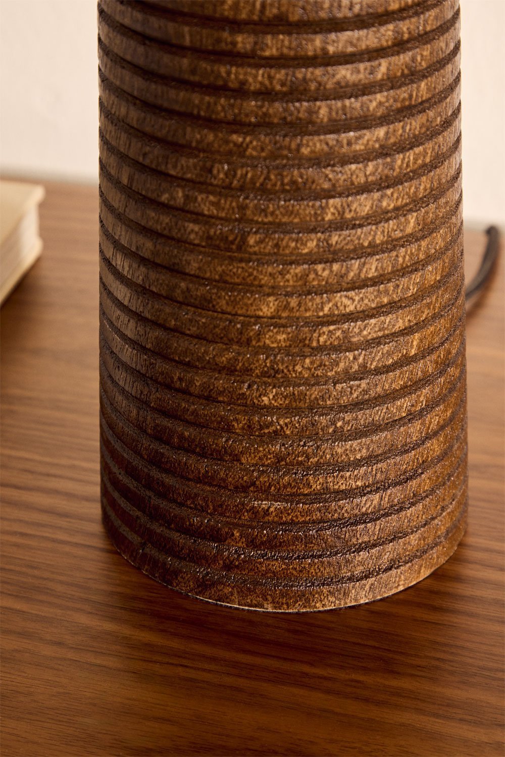 Tischlampenfuß ↑40 cm aus Malva-Mangoholz, Galeriebild 2
