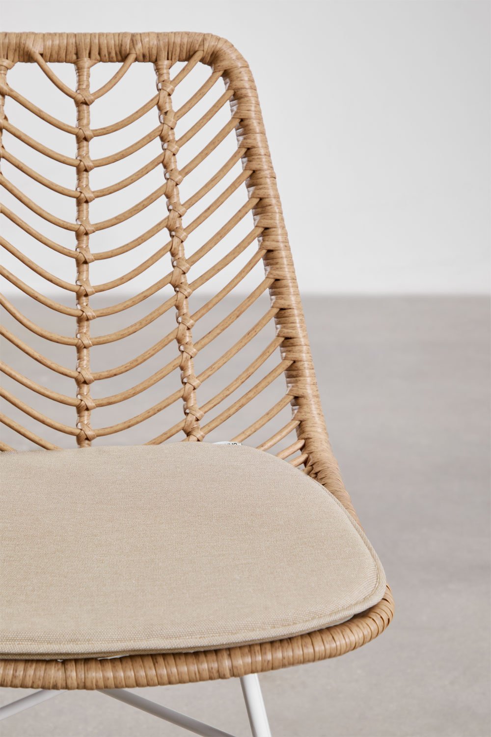 Gouda Natural Esszimmerstuhl aus synthetischem Rattan, Galeriebild 4