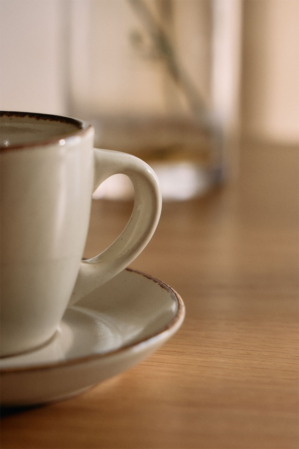 Omada Design 2 Kaffeetassen Mit Tablett – Aus Acryl & Porzellan, Spülmaschinenfest, Made In Italy