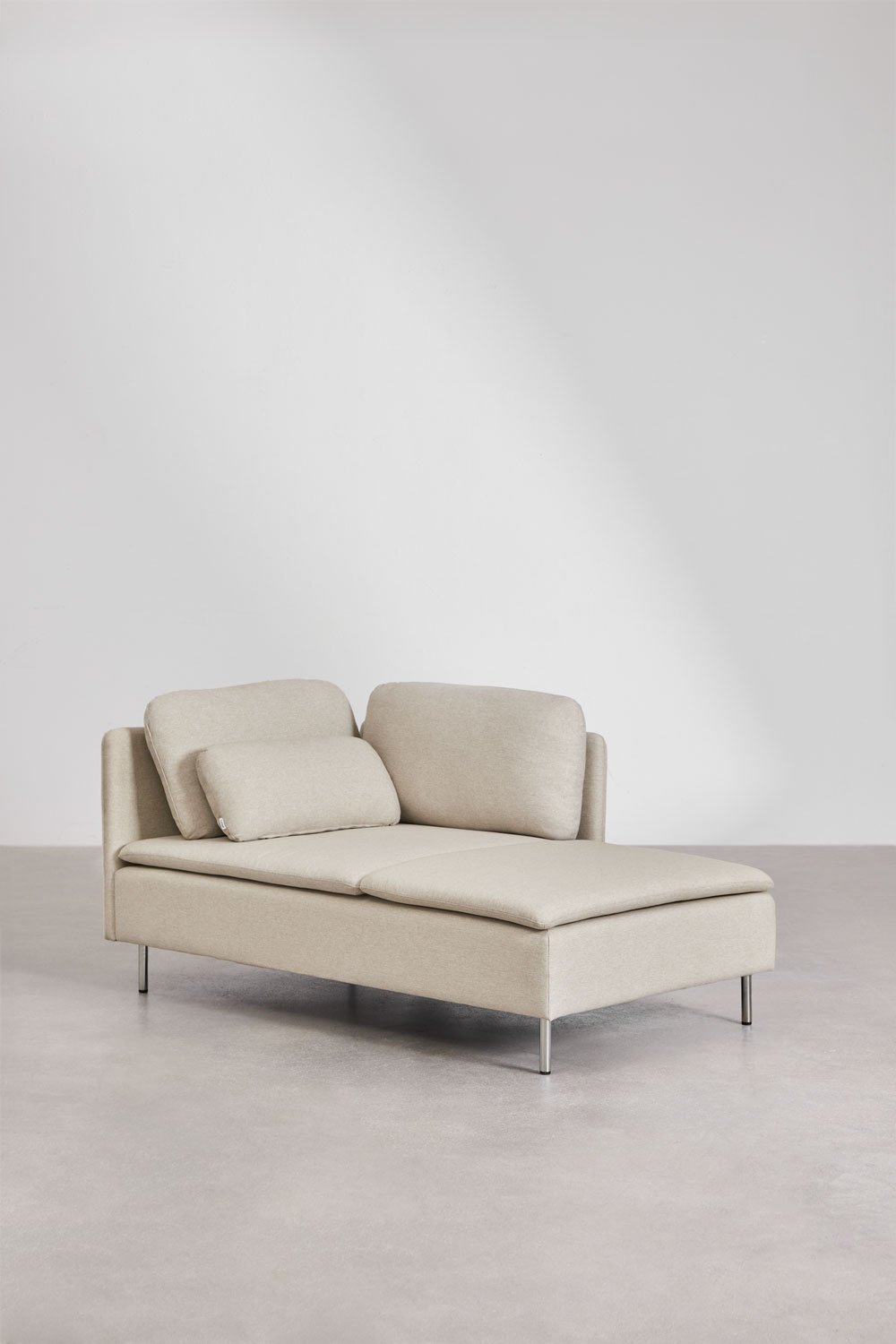 Rechtes Chaiselongue-Modul mit Armlehnen für Oriol-Modulsofa, Galeriebild 1