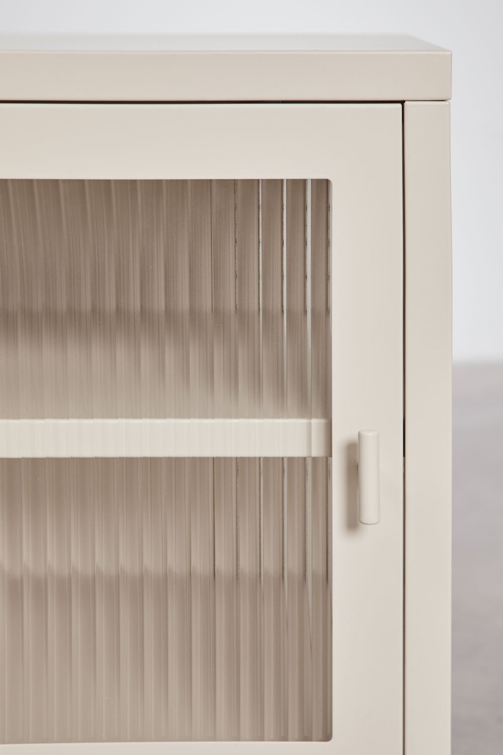 Nachttisch Paoline aus Stahl und Glas, Galeriebild 8