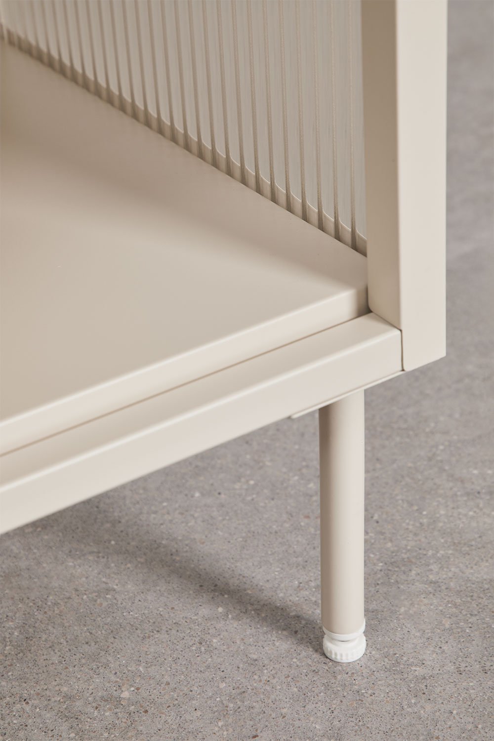 Beistelltisch aus Stahl und Glas Paoline, Galeriebild 8