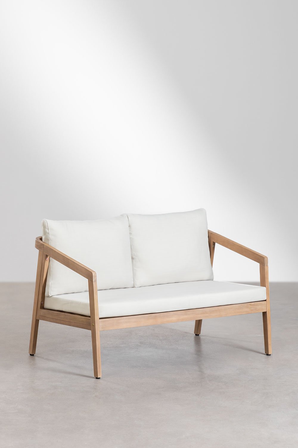 Kaela 2-Sitzer-Gartensofa aus Akazienholz, Galeriebild 2