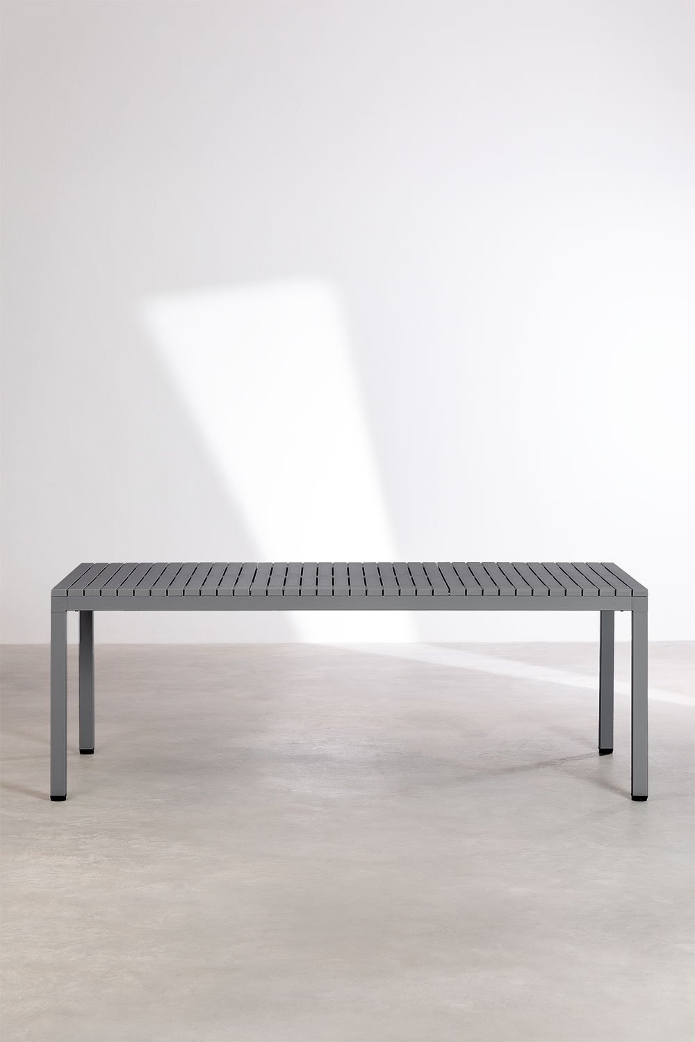 Rechteckiger Esstisch 210x100 cm aus Aluminium Marti, Galeriebild 3