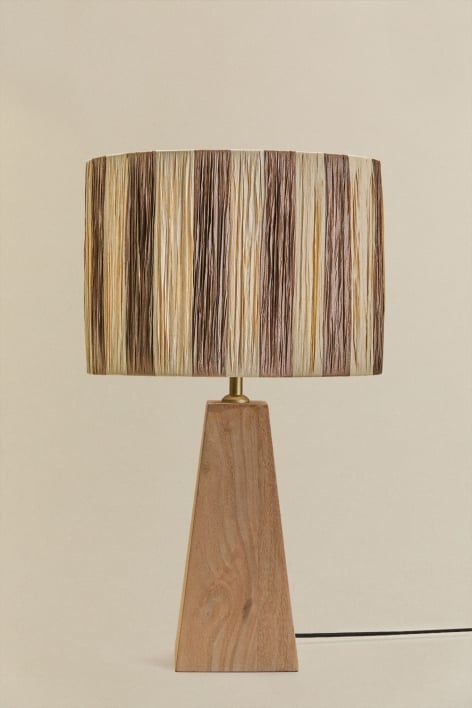 Tischlampe aus Taraua-Mangoholz - Mango-Holz