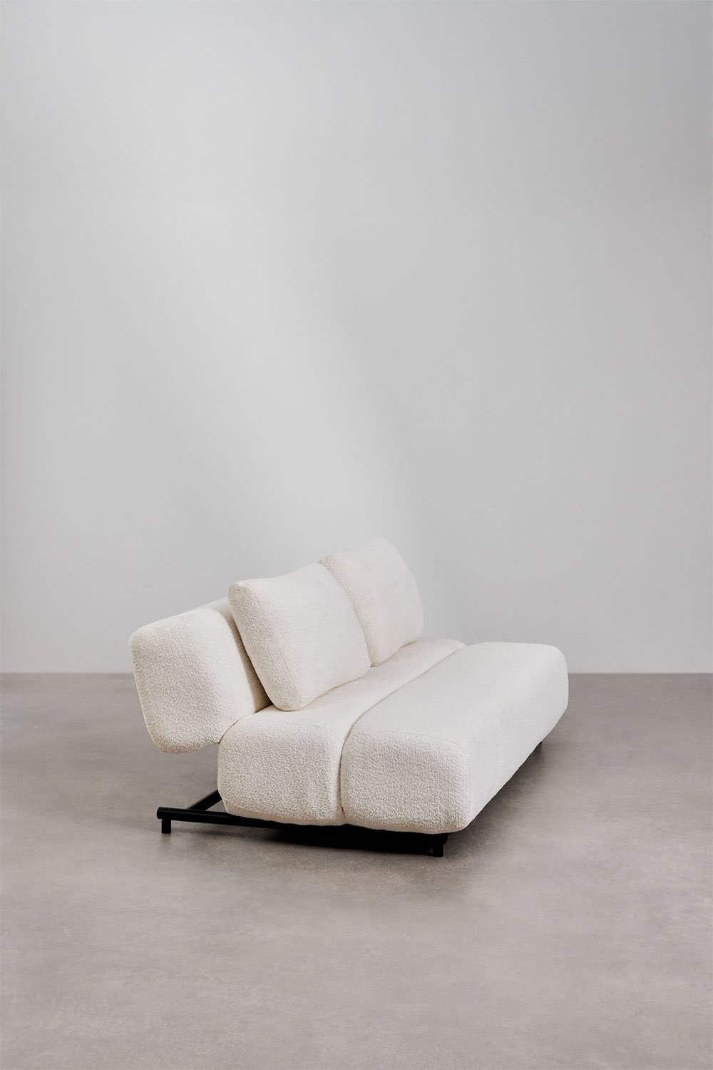3-Sitzer-Schlafsofa aus Bouclé-Stoff Miami    , Galeriebild 8