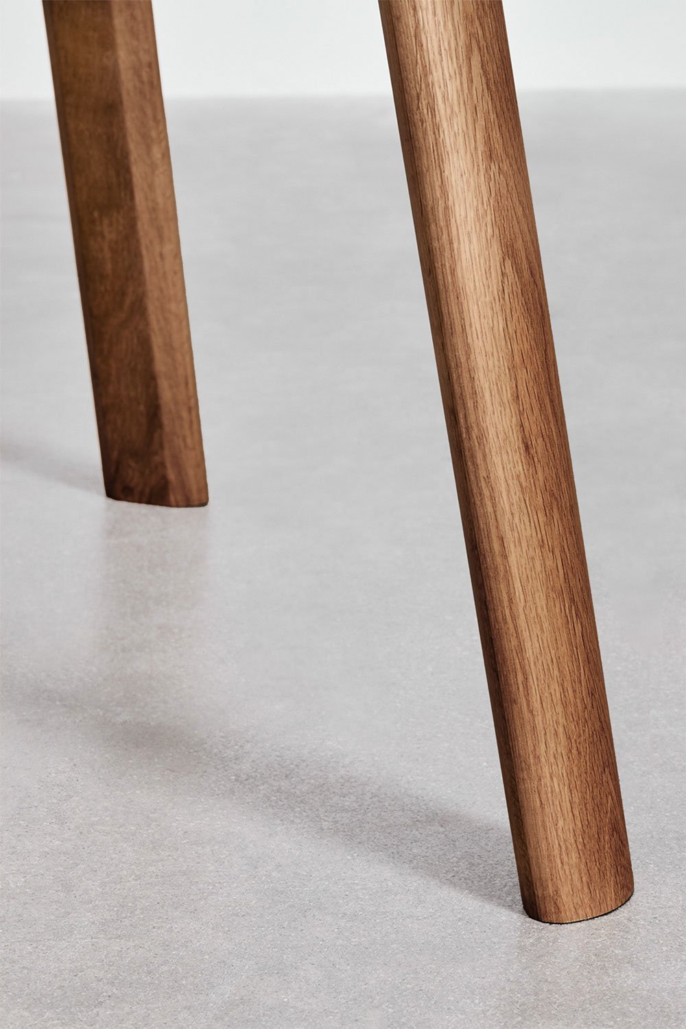 Rechteckiger Esstisch 220-320x95 cm ausziehbar aus Treveris-Holz, Galeriebild 8