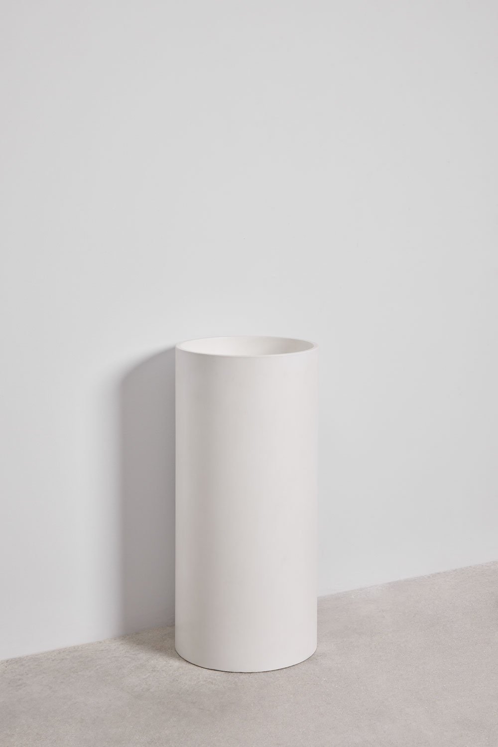 Rundes Standwaschbecken Ø40 cm aus Lubliner Zement, Galeriebild 2