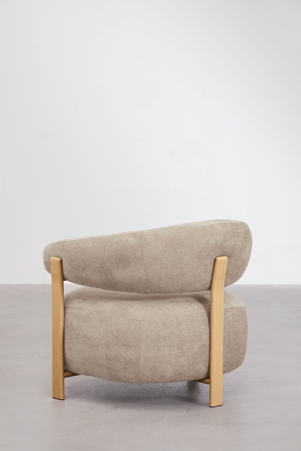 Sessel aus Chenille-Stoff und Eisen Jolie, Galeriebild 6