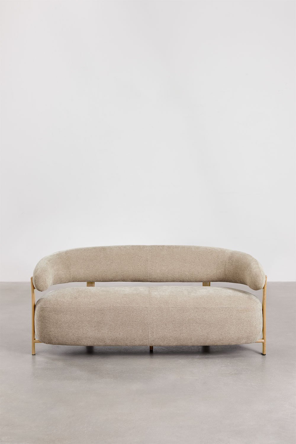 2-Sitzer-Sofa aus Chenille-Stoff und Eisen Jolie, Galeriebild 7