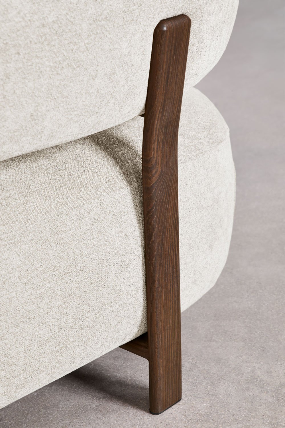 2-Sitzer-Sofa aus Chenille-Stoff und Eisen Jolie, Galeriebild 7