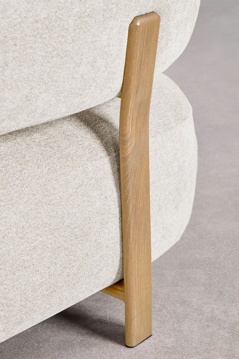 2-Sitzer-Sofa aus Chenille-Stoff und Eisen Jolie, Galeriebild 7