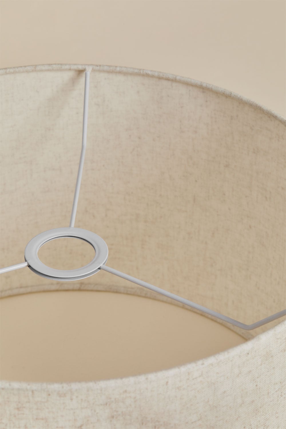 Lampenschirm Ø40 cm aus Leinen und Baumwolle Azoia, Galeriebild 3