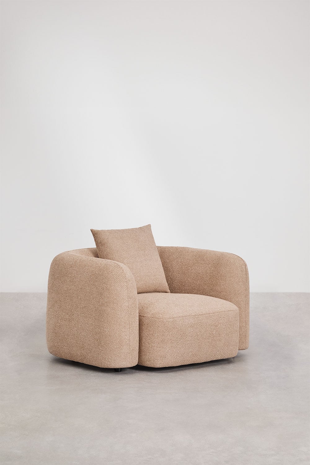 Wohnzimmer-Set mit 2-teiliger modularer Sofagarnitur und Sessel in Coco Chenille, Galeriebild 7