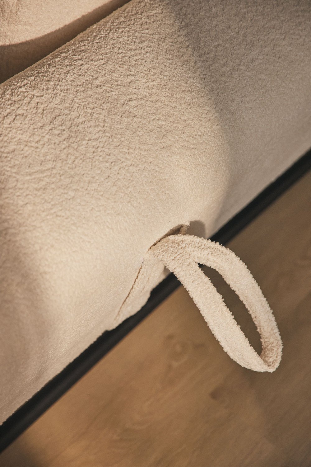 3-Sitzer-Schlafsofa aus Bouclé-Stoff Miami    , Galeriebild 4