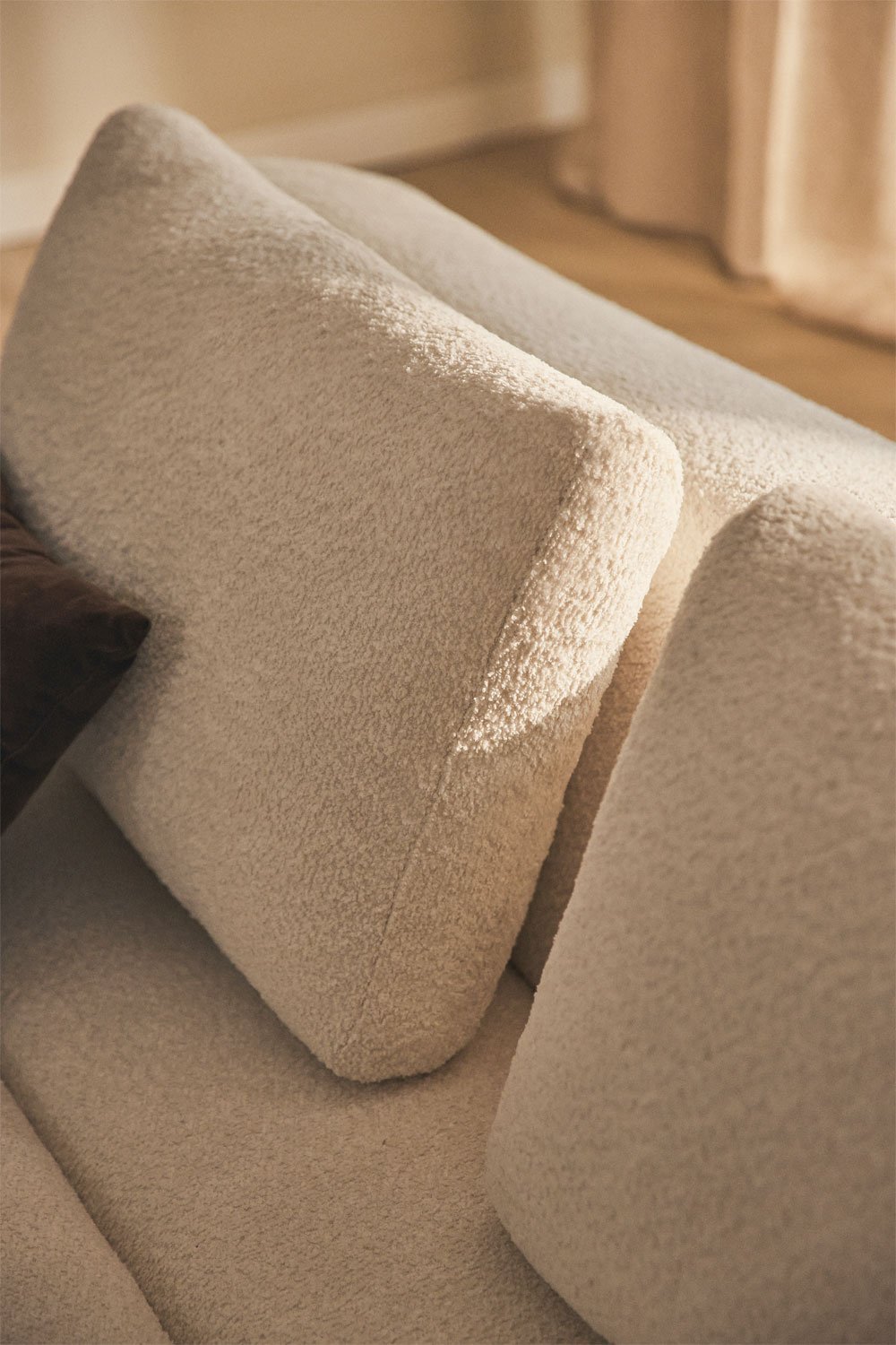 3-Sitzer-Schlafsofa aus Bouclé-Stoff Miami    , Galeriebild 2
