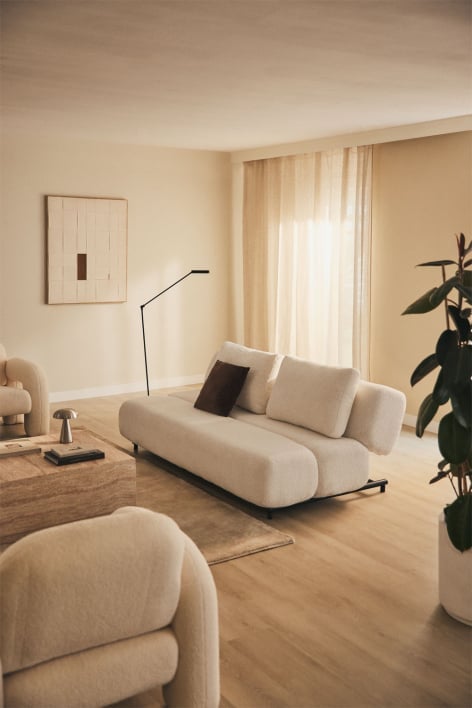 3-Sitzer-Schlafsofa aus Bouclé-Stoff Miami