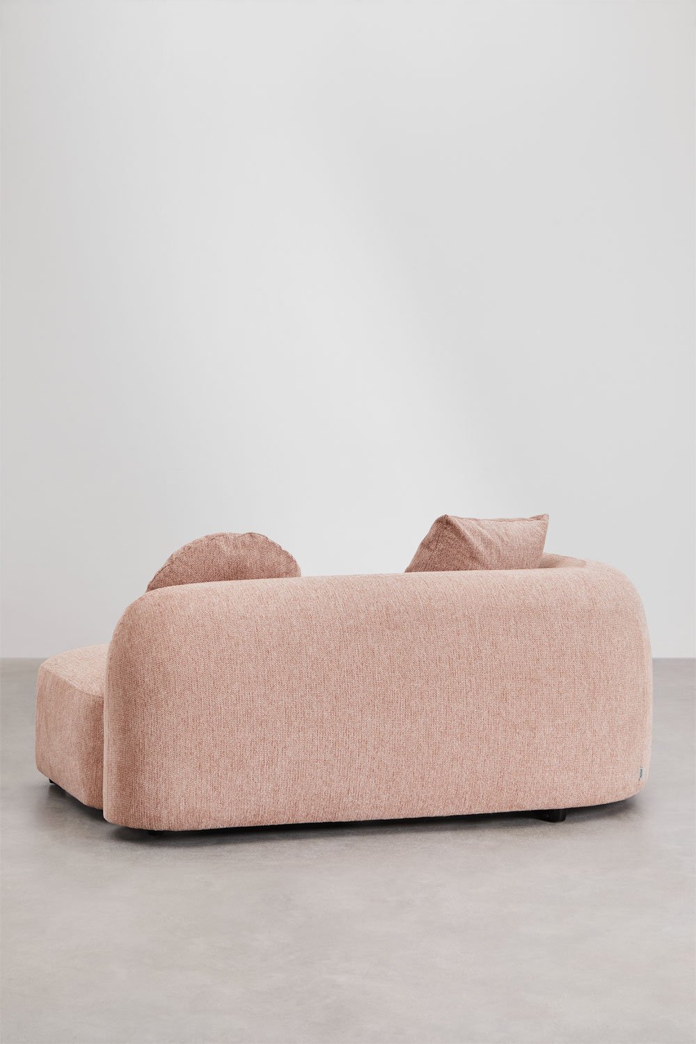 2-Sitzer-Eckmodul links für modulares Sofa aus Coco-Chenille, Galeriebild 5