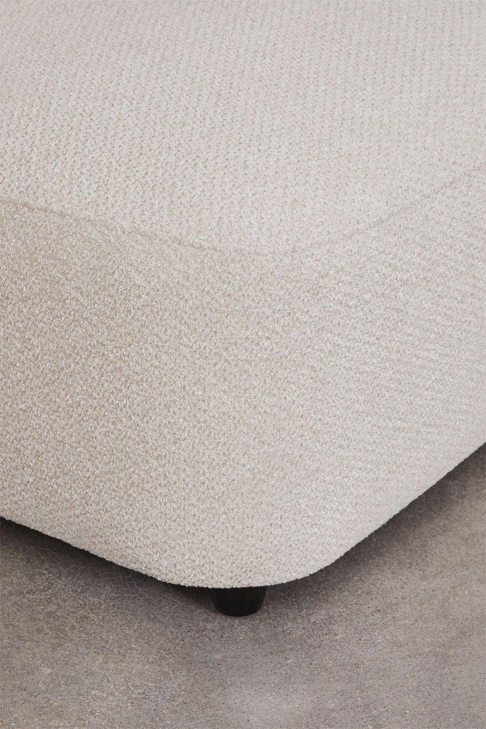 Linke Chaiselongue-Modul für modulares Sofa in Chenille Coco, Galeriebild 6